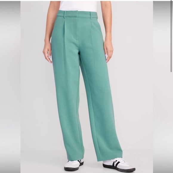 Extra High-Waisted Taylor Wide-Leg Trouser Suit Pants for Women - Picture 1 of 6